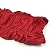 Bowbear Little Girls 3 Pair Gathered Ruffles Leg Warmers, Lilac, Cherry Red, Fuschia