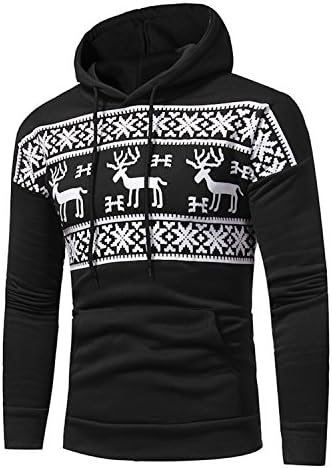 Willie Marlow New Hoodie Deer Printing Men Fashion Tracksuit Sweatshirt Hoody Purpose Tour XXXL Black XXL
