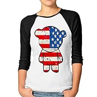 American Flag Bear Women