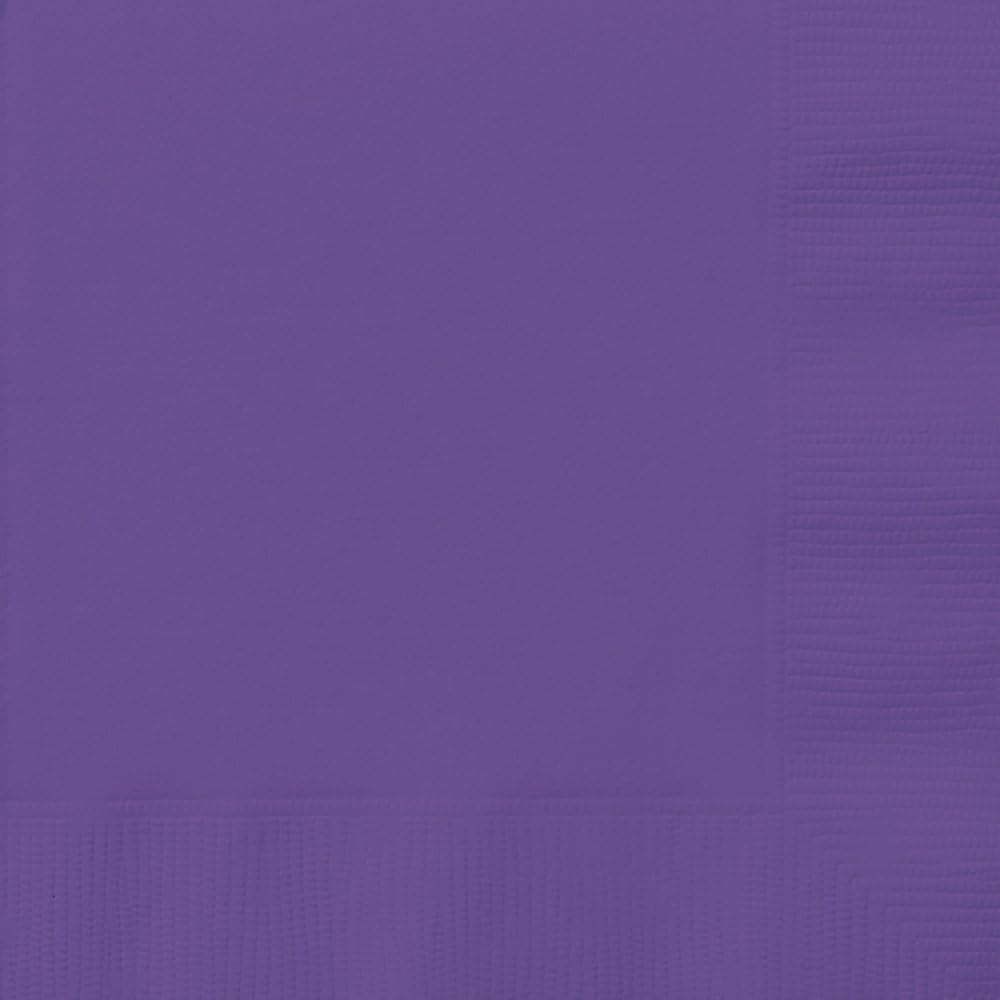 Neon Purple Paper Napkins, 20ct