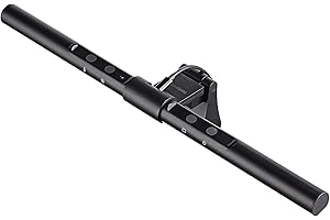 TORCHSTAR LED Computer Monitor Lamp, Auto-Dimming, CRI 97 Eye-Caring Adjustment LED Screen Light Bar, E-Reading USB Powered Monitor Light for Gaming Desk Office, Touch Control, Black