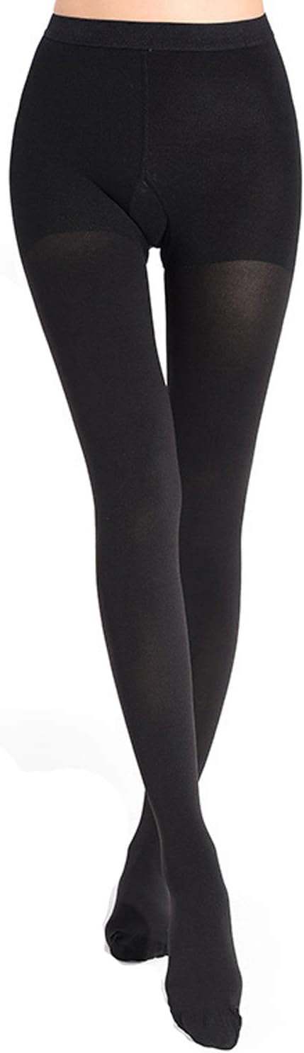 Medical Compression Pantyhose For Women Men Mild Varicose Veins Relief Opaque Gradient Firm Support Compression Stockings
