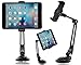 EverywhereFocus Tablet Stand for iPad Pro 10.5/9.7, iPhone, Samsung Galaxy Tab, Nintendo Switch, Surface Go, Kindle - Adjustable, Foldable, Anti-Scratch, Aluminum Alloy - 4-11 in