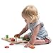Tender Leaf Toys - Counting Carrots - Wooden Ring Stacker - Educational Toy for Early Learning, Counting, Color Sorting, and Hand-Eye Coordination - Montessori Inspired Toy for Kids - Age 18 Month+