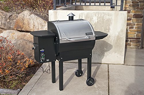 Camp Chef SmokePro DLX PG24B Pellet Grill (Bronze) with Sear Box - Bundle (Stainless Steel)