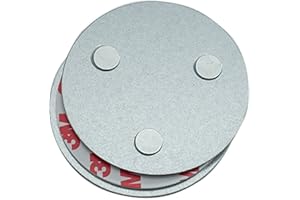 meioro Magnetic Smoke Detector Installation Tool,Quick and Easy Fastening Ceiling Mounted Kit for Smoke Alarm Ø 70mm,No Need Drill 10 Seconds Install Smoke Sensors(1 pcs)