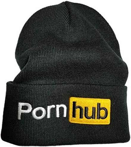 Amazon Pornhub ポルノハブ ポーンハブ メンズ ニット キャップ ニット帽 ビーニー 刺繍 グッズ 服 通販 ニット 通販