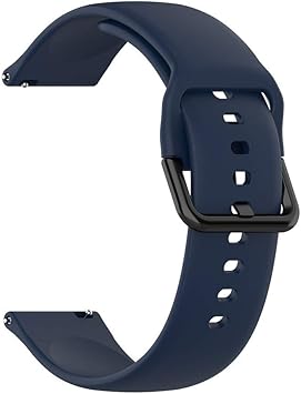riou Correa Compatible con Xiaomi Huami Amazfit GTS ,Correa de Reloj Banda de Reemplazo Silicona Suave Sports Pulsera Reloj Inteligente,104+87mm