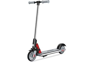 Gotrax GKS Lumios/Plus Kids Electric Scooter, Max 7.5MPH 7/6.25Miles Range 150W Motor with Flash Lights, 6" Solid Wheel, Electric Kick Scooter for Kids Ages 6-12