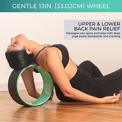 Florensi Back Roller Back Stretcher, Back Cracker, Yoga Wheel, Deep
