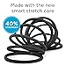 Goody Hair Women's Braided Hair Elastics Black 4mm for Medium Hair, 32 Count (Pack of 1)