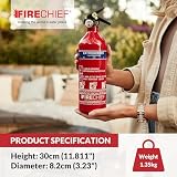 Firechief 1kg Multi Purpose ABC Fire Extinguisher with Bracket view 3