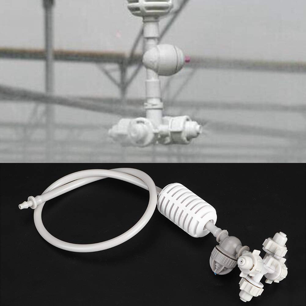 Hanging Nozzle 4-Head Mist Sprinkler Sprayer Garden Irrigation Tools Home Accessories