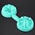 Silicone Dual Side Printing Flower Cake Mold Sugar Decorating Tool