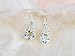 Voberry Fashion Women Big Crystal Pendant Fashion Long Paragraph Brilliant Drop Dangle Earrings (White)