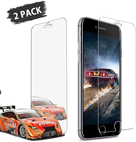 Pasnity Screen Protector for iPhone 8, Screen Protector for iPhone 7, 2Pack Tempered Glass [Case Friendly] Ultra Clear 9H Hardness, [No Bubbles] [Scratch] [Anti-Glare] [Anti Fingerprint]