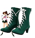 Telacos Sailor Moon Sailor Jupiter Makoto Kino Cosplay Shoes Boots Custom Made