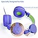 Kids Headphones for Toddlers Boys,85dB Volume Limiting Hearing Protection with Mic,Foldable Lightweight On Ear Headphones for Child Children,Boy Headphones Earphones Headset for Kids-Bluethumb 3