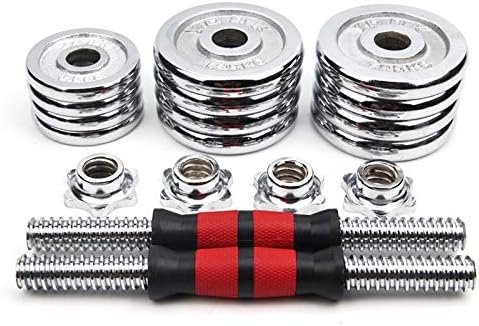 YXIAOn 15KG adjustable weight dumbells fitness dumbbell electroplating weight bars gym dumbells barbell set for men Body Building hot A pair of dumbbells