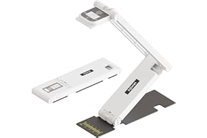 INSWAN INS-Flip 4 4K USB Portable Document Camera/Webcam/Visualiser—13MP Ultra HD, Foldable Design, Auto Focus, Mic, LED, Compatible with Mac OS, Windows, iPad, Chromebook for Distance Learning