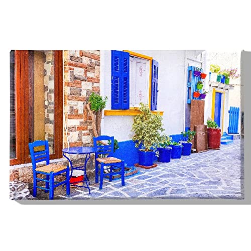 Homemania HM20KNV45x70-268 Window Sticker for Living Room, Bedroom, Multi-Colour, Polyester, Wood, 45 x 3 x 70 cm, Multicoloured