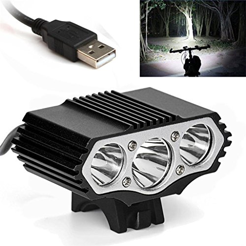 Bicycle HeadLight, 12000 Lm 3 x XML T6 LED 3 Modes Bicycle Lamp Bike Light Headlight Cycling Torch