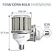 Hyperikon LED Corn Bulb Street Light, 125W (Hip HID Replacement), Outdoor Area Lighting E39 Large Mogul, 5000K, Waterproof, UL, DLC