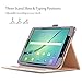 ProCase Galaxy Tab S3 9.7 Case, Stand Folio Case Cover for Galaxy Tab S3 Tablet (9.7 Inch, SM-T820 T825 T827), with Multiple Viewing Angles, Document Card Pocket -Grey