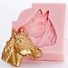 Horse Head Silicone Mold Make Your Own Western Chocolate, Fondant, Candy, Mints, Resin, Clay. Mold creates a small horse head perfect size for candy, cupcake toppers, jewelry and more.