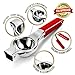 O'Citron Lemon Squeezer Stainless Steel, Lime Juicer with Ergonomic Silicone Handles, Manual Citrus Press Premium Quality