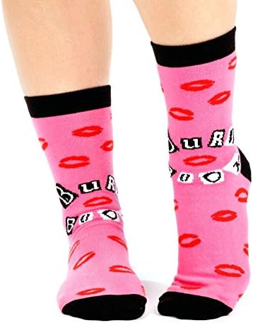 Foot Cardigan Women's Mean Girls Burn Book Socks One Size Pink