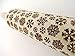 SNOWFLAKE ROLLING PIN EMBOSSING ROLLING PIN for CHRISTMAS GINGERBREAD COOKIES GIFT FOR CHRISTMAS