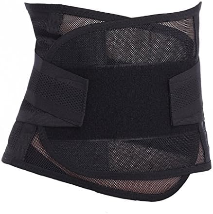 Xiuxiu Breathable 4 Steel Boned Shapers Waist Trainer for Women Stomach Tummy Control (Black, Xl)