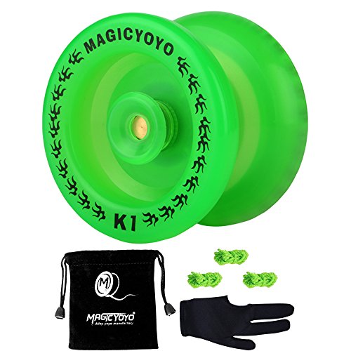 MAGICYOYO Non-responsive K1 YoYo Glow in the Dark Green YoYo