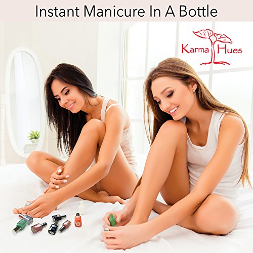 Karma Organic Natural Nail Polish-Non-Toxic Nail Art, Vegan and Cruelty-Free Nail Paint (HEAVENLY HAZE) - Thumbnail 7