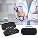 Stethoscope Case for 3M Littmann Classic III Stethoscope Accessories -Extra Room Taylor Percussion Reflex Hammer Reusable LED Penlight (Black Waterproof)