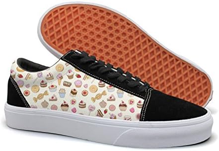 HMAG Boys Skate Shoes Jogging Shoes Sugar Donut Ice Cream Lightweight Sneaker For Casual Outfits