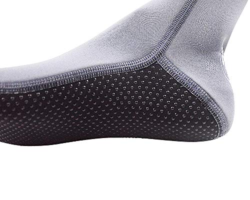Nachvorn Wetsuits Socks Premium 3mm Neoprene Water Fin Socks for Beach Swim Surf Yoga Exercise Sand Activities GrayNew S