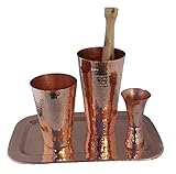 Prince of Scots Hammered Copper Bartender's Set