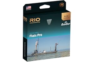 RIO PRODUCTS Elite Flats Pro Saltwater Fly Line, Easy to Cast Flies from Size 2/0 to 8, Low-Stretch & Ultra-Slick Performance, Bonefish, Permit, Tarpon