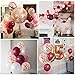Bachelorette Party Decorations Balloons 40 Pack 12 Inch White Rose Gold Burgundy Latex Balloons with Confetti Balloon for Baby Shower Bridal Shower Wedding Party Supplies