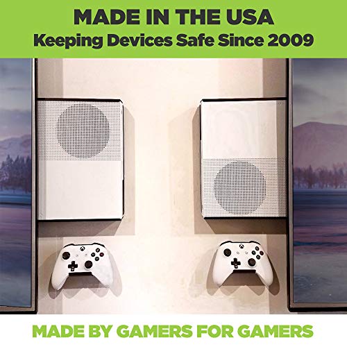 HIDEit Mounts X1S Wall Mount for Xbox One S Patented in 2019, Made in