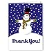 Stonehouse Collection | Holiday Snowman | Thank You Boxed Note Card |10 Holiday Thank You Cards & Envelopes (Standard)