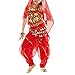 BellyLady Kid Belly Dance Costume, Harem Pants & Halter Top For Halloween-Red-M