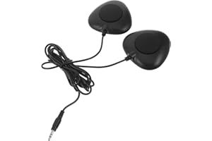 HIAKDOFT Electronic Drum Double Foot Pedal Quiet Bass Kick Drum Pedal with 3.5mm Jack Silent Percussion