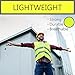 Upper Midland Products Yellow Safety Reflector Vests bulk, Pack of 10 Bright Construction Vests with Visibility Strip, Perfect for Warehouses, Traffic and Parking Patrol