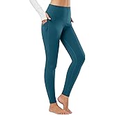baleaf Winter Clothing Women Leggings Fleece Lined Tights Thermal Warm Thick Cold Weather Gear 1 Pockets