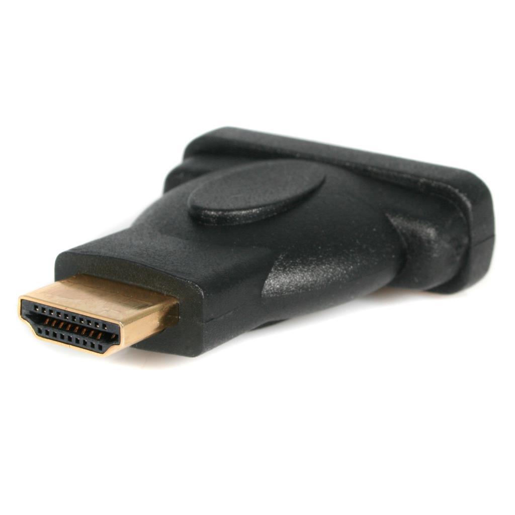 StarTech.com HDMI Male to DVI Female - HDMI to DVI-D Adapter - Bi ...