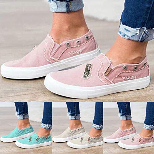 image for Dressin Womens Canvas Shoes Fashion Flat Sports Running Shoes Summer Z