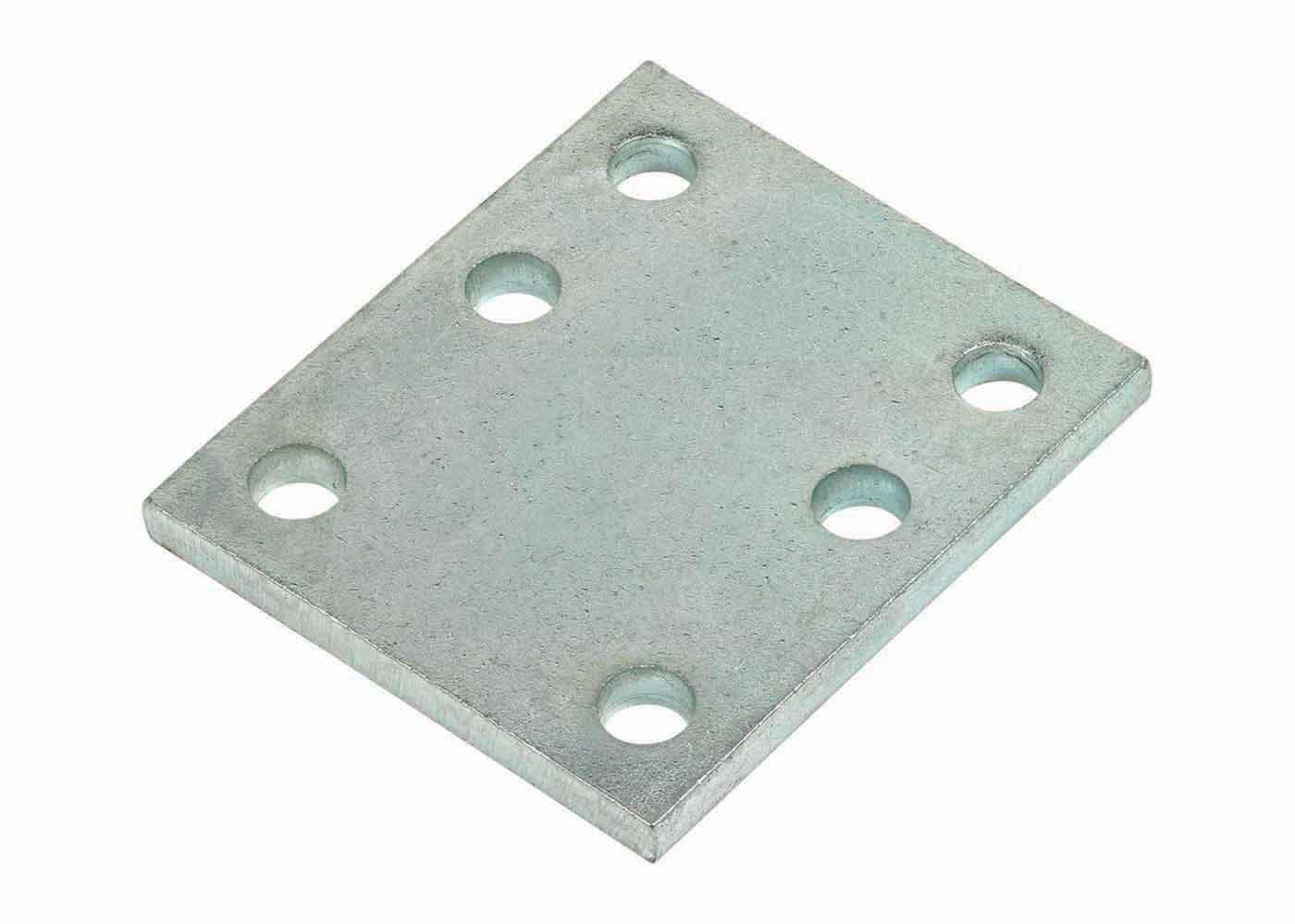 RING 4 Inch Zinc Plated Steel Adjustable Drop Plate - Fits between Towbar Bracket & Tow Ball
